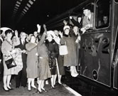 Flying Scotsman’s at King’s Cross Station 1963